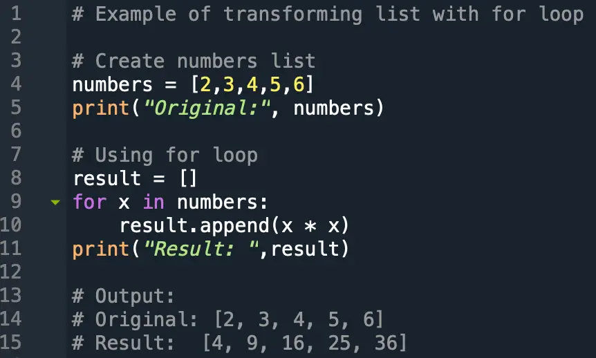 Lista de transformación usando el mapa de Python ()